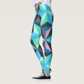 Stars Abstraktes geometrisches Patchwork Leggings (Links)