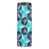 Stars Abstraktes geometrisches Patchwork Thermosbecher (Rückseite)