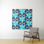 Stars Abstraktes geometrisches Patchwork Wandteppich (Beispiel (Horizontal))