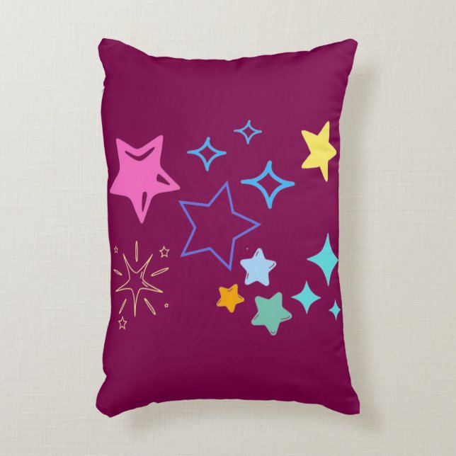 Stars Accent Pillow Dekokissen (Vorderseite(Vertikal))
