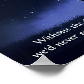 Stars am Abend Inspiration und Spiritualität Poster (Ecke)