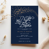 Stars am Abend vor dem Abendessen der Probe Einladung