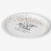 Stars am Abend vor dem Abendessen der Probe Pappteller (Schrägansicht)