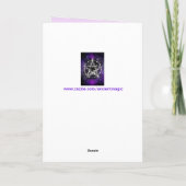 Stars and pentagram greeting card karte (Rückseite)