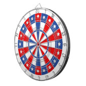 Stars and Stripes Dartscheibe (Vorderseite rechts)