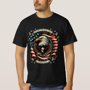 Stars and Stripes Forever - American Eagle Pride T-Shirt