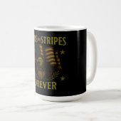 Stars and Stripes Forever - American Flag Pride Kaffeetasse (VorderseiteRechts)