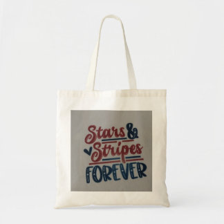 Stars and stripes forever tote tragetasche