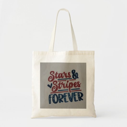 Stars and stripes forever tote tragetasche (Vorne)
