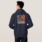 Stars and Stripes Gamefowl Hoodie (Schwarz voll)