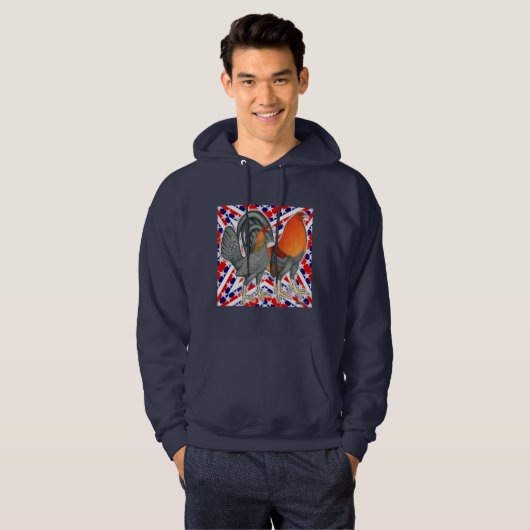 Stars and Stripes Gamefowl Hoodie (Vorne ganz)