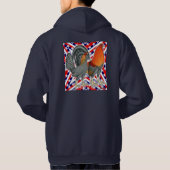 Stars and Stripes Gamefowl Hoodie (Rückseite)