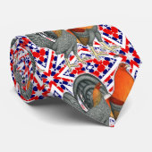Stars and Stripes Gamefowl Krawatte (Gerollt)