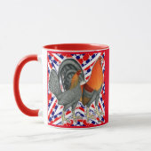 Stars and Stripes Gamefowl Tasse (Links)