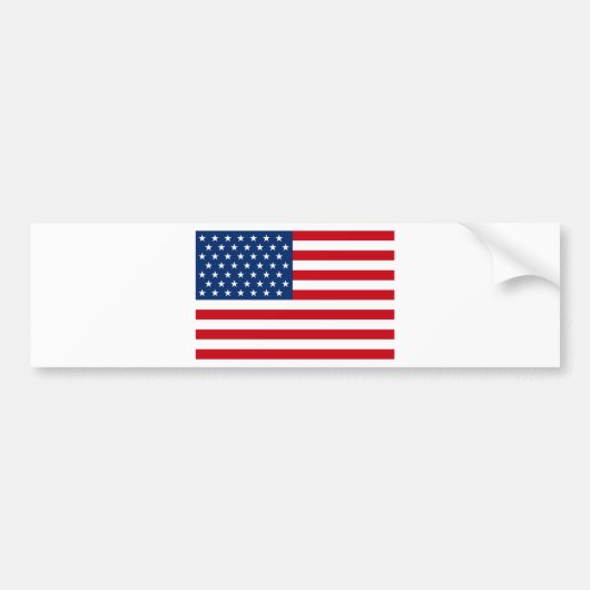 Stars and Stripes USA Autoaufkleber (Vorne)