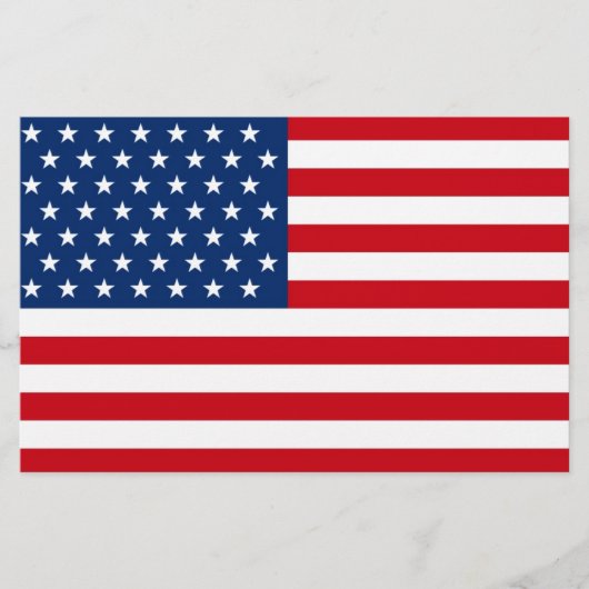 Stars and Stripes USA Briefpapier (Vorderseite)