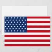 Stars and Stripes USA Briefpapier (Vorne/Hinten)