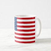 Stars and Stripes USA Kaffeetasse (VorderseiteRechts)