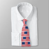 Stars and Stripes USA Krawatte (Gebunden)