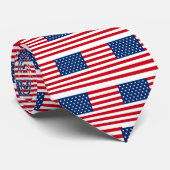 Stars and Stripes USA Krawatte (Gerollt)