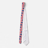 Stars and Stripes USA Krawatte (Rückseite)