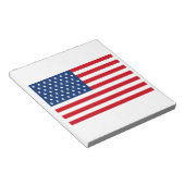 Stars and Stripes USA Notizblock (angewinkelt)