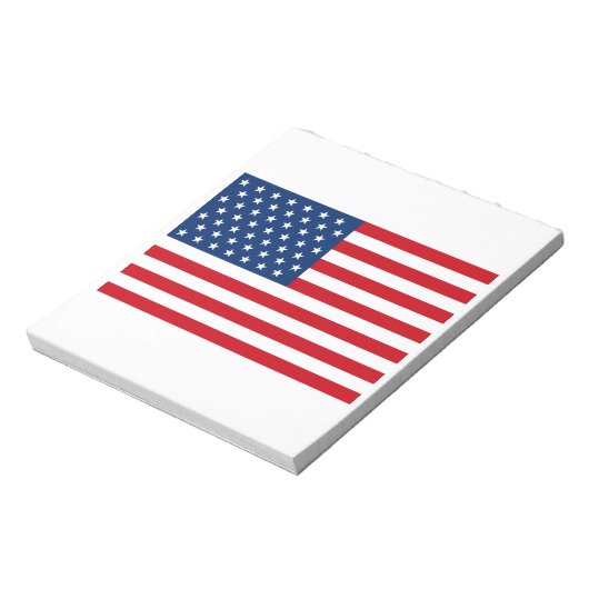 Stars and Stripes USA Notizblock (Rotiert)