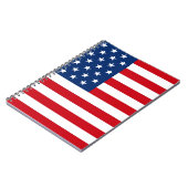 Stars and Stripes USA Notizblock (Linke Seite)