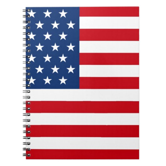 Stars and Stripes USA Notizblock (Vorderseite)