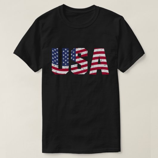 Stars and Stripes USA T-Shirt (Design vorne)