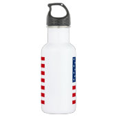 Stars and Stripes USA Trinkflasche (Rückseite)