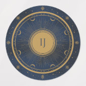 stars and sun etiketten (Design 1)