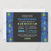 Stars Bar Bat Mitzvah Einladung (Vorderseite)