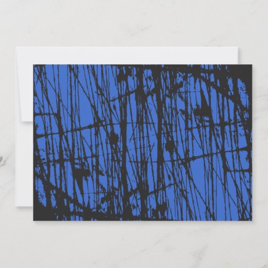 Stars Bar Bat Mitzvah Einladung (Rückseite)