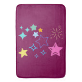 Stars Bath Mat Badematte (Vorderseite Vertikal)