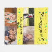 Stars Blasting Expression Liebe Frestyle 4 Fotos Fleecedecke (Vorderseite (Horizontal))