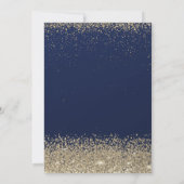 Stars Cake Confetti Diamond Sweet 16 Einladung (Rückseite)