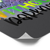 Stars Can't Shine Without Darkness Motivational Qu Poster (Ecke)