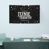 Stars Celebrate Juneteenth Blk Cluster Banner (Messeveranstaltung)