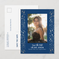 Stars Celestial QUINCEANERA Save the Date Foto