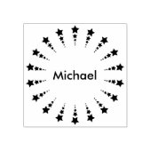 Stars Circle Gold I + YOURS Gummistempel (Prägung)