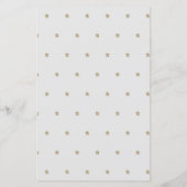 Stars & Clouds Word Scramble Baby Shower Grau Game (Rückseite)