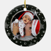 Stars Custom Foto Ornament (Hinten)