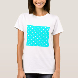 Stars Cyan White The MUSEUM Zazzle Geschenke T-Shirt