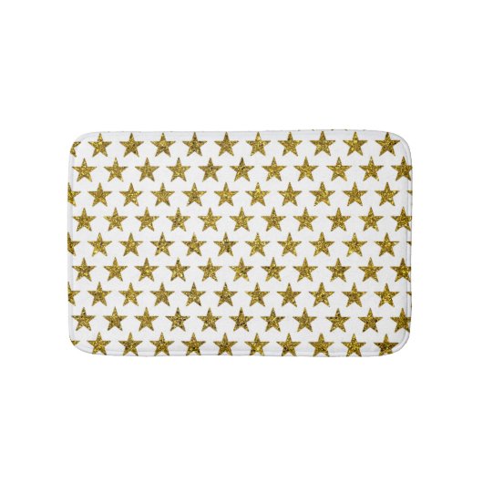 Stars des Gold Glitzer Badematte (Vorderseite)