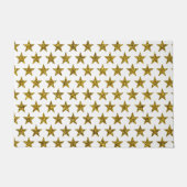Stars des Gold Glitzer Fußmatte (Vorderseite)