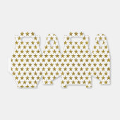 Stars des Gold Glitzer Geschenkschachtel (Ungefaltet)