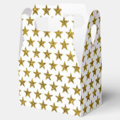 Stars des Gold Glitzer Geschenkschachtel (Geöffnet)