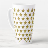 Stars des Gold Glitzer Milchtasse (Linke Ecke)
