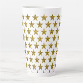 Stars des Gold Glitzer Milchtasse (Vorderseite)